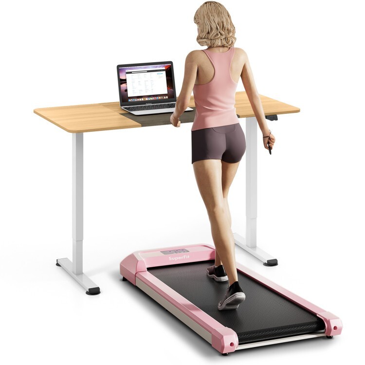 2.25 HP Home Treadmill Under Desk Walking Pad Running Machine w/Remote Control