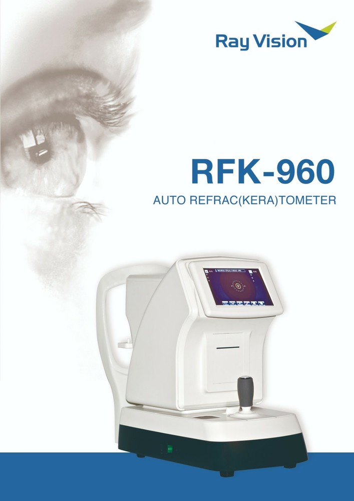7" Touch Screen Auto-Refractor Keratometer Auto-Tracking Refractometer RFK-960