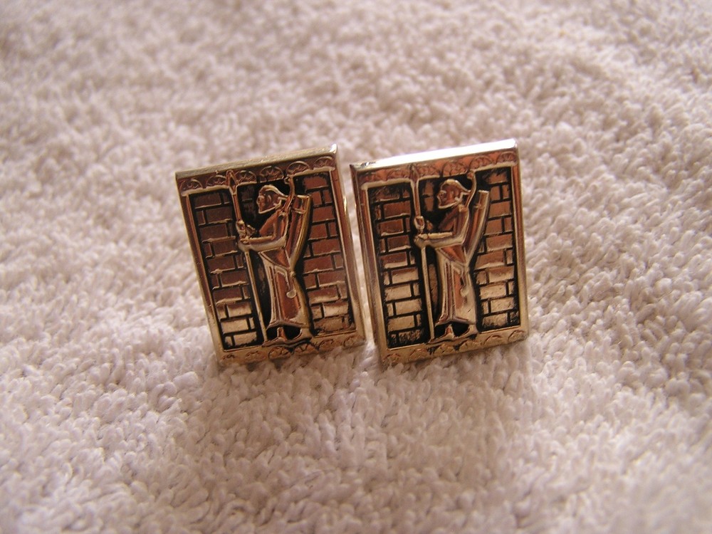 Vintage Swank Cufflinks Soldier
