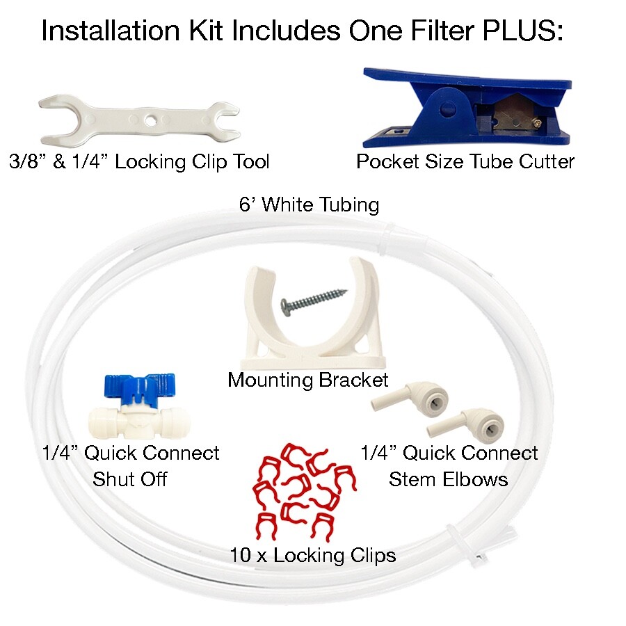 .5 Micron Filter Kit For Home or Office - Removes Lead, COT and Scale!