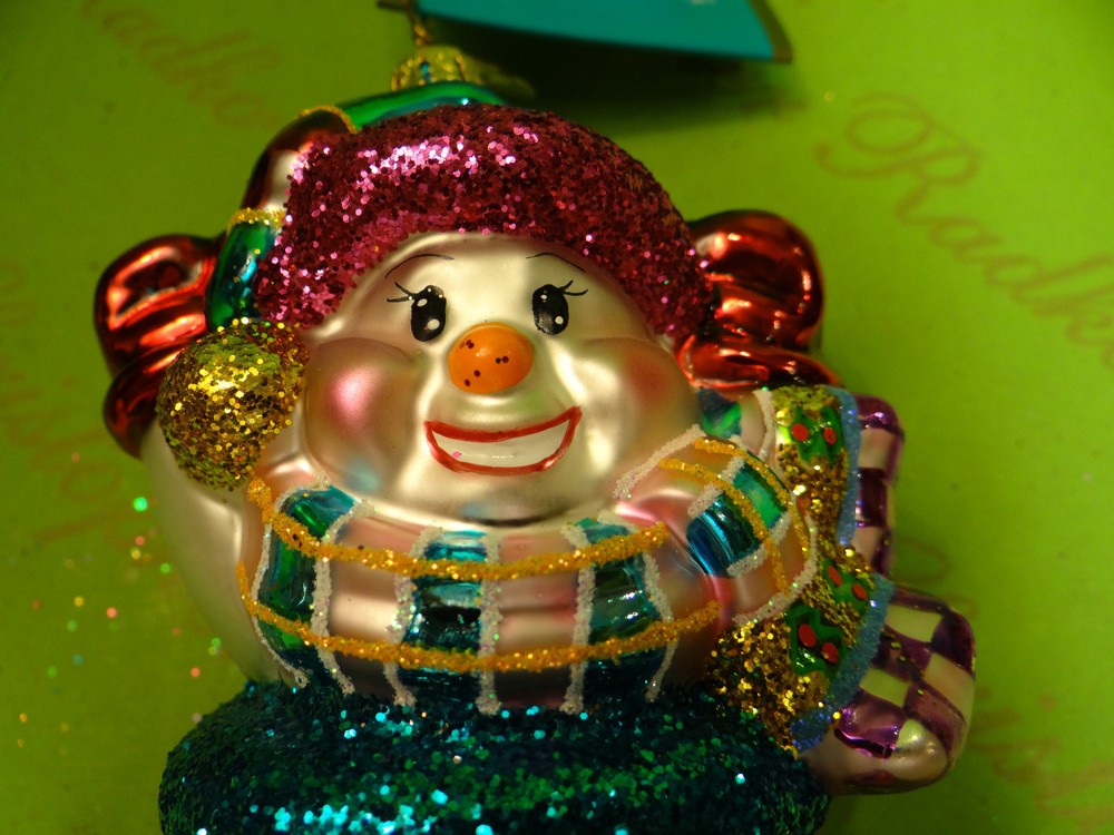 Christopher Radko Snowpatch Holidays Glove Glass Ornament