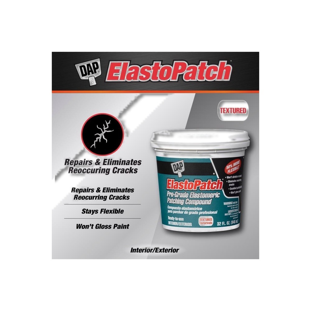 DAP ElastoPatch Ready to Use Off-White Patching Compound 32 oz 7079812288