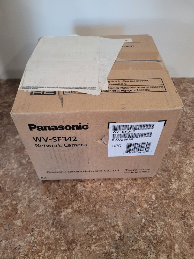 NEW Panasonic WV-SF342 Vandal Resistant Fixed Network Dome Camera
