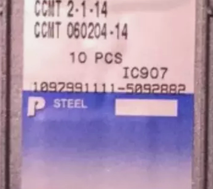 10   PCS  ORIGINAL  INSERTS   ‎  ‎‎‎CCMT 060204-14 IC907