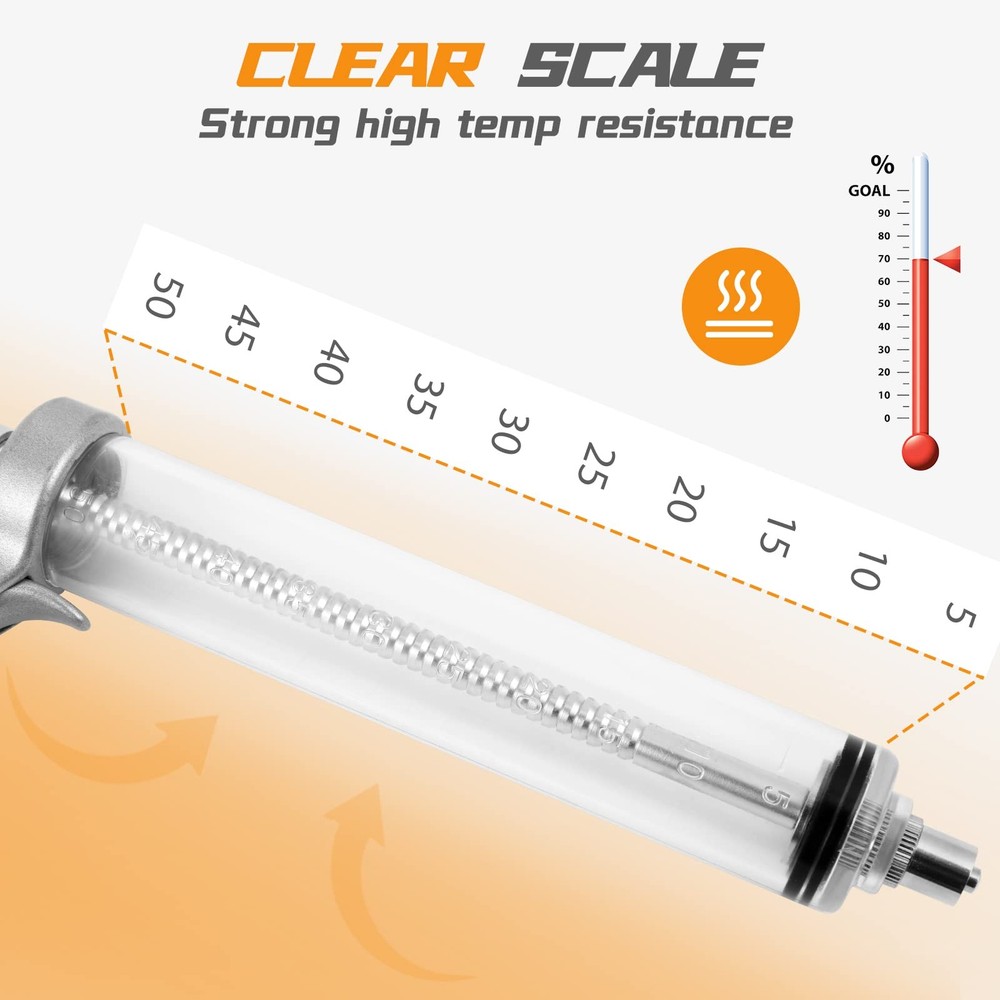 Proshine 50ml Continuous Plastic Syringe