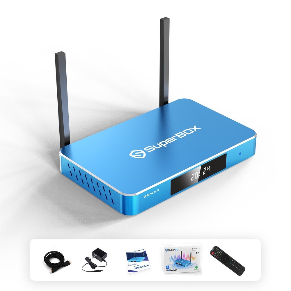 New SuperBox S6 Max Android Wireless Internet Portable Same-day ship upon order