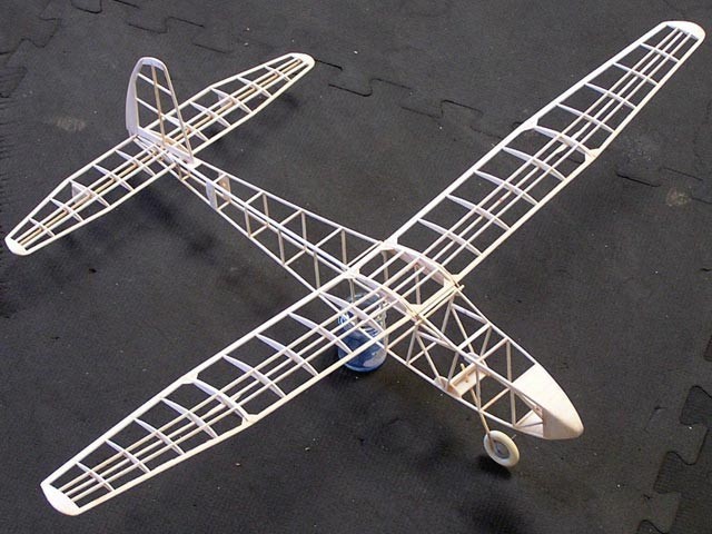 Ace Whitman Model Airplane Plans (FF): Skymaster 24" Rubber-Powered