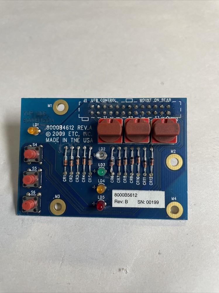 Prodigy Button Controller Board 8000B5612 8000B4612 ETC P1000E TL15431 @MB56