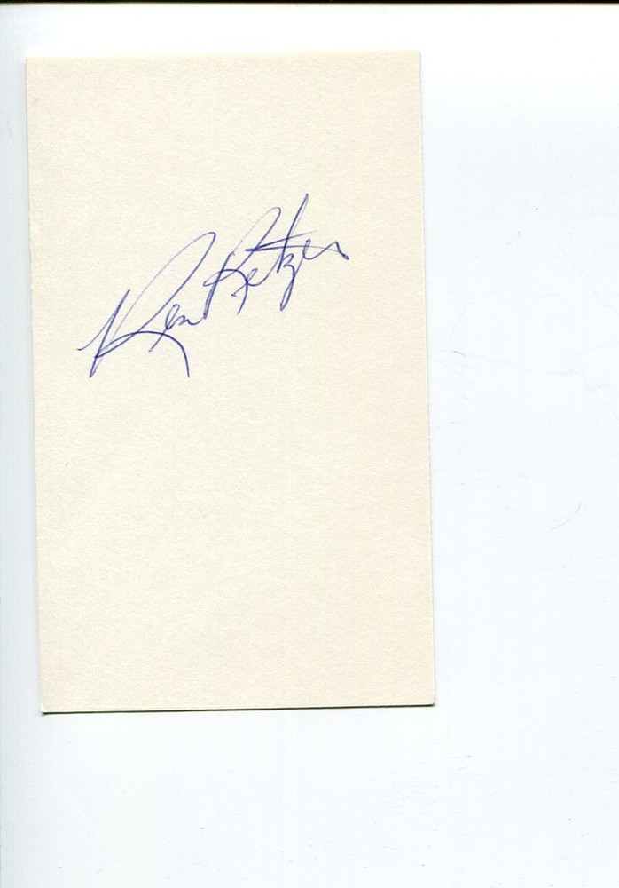 Ken Retzer Washington Senators 1961–1964 Signed Autograph