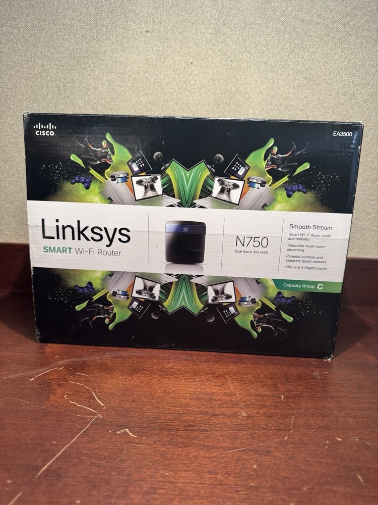 Lynksys N750 Wi-Fi Router
