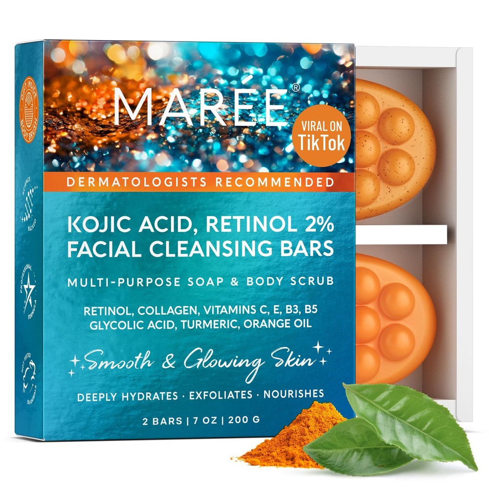 Kojic Acid Soap  Turmeric Scrub for Dark Spots and Hyperpigmentation