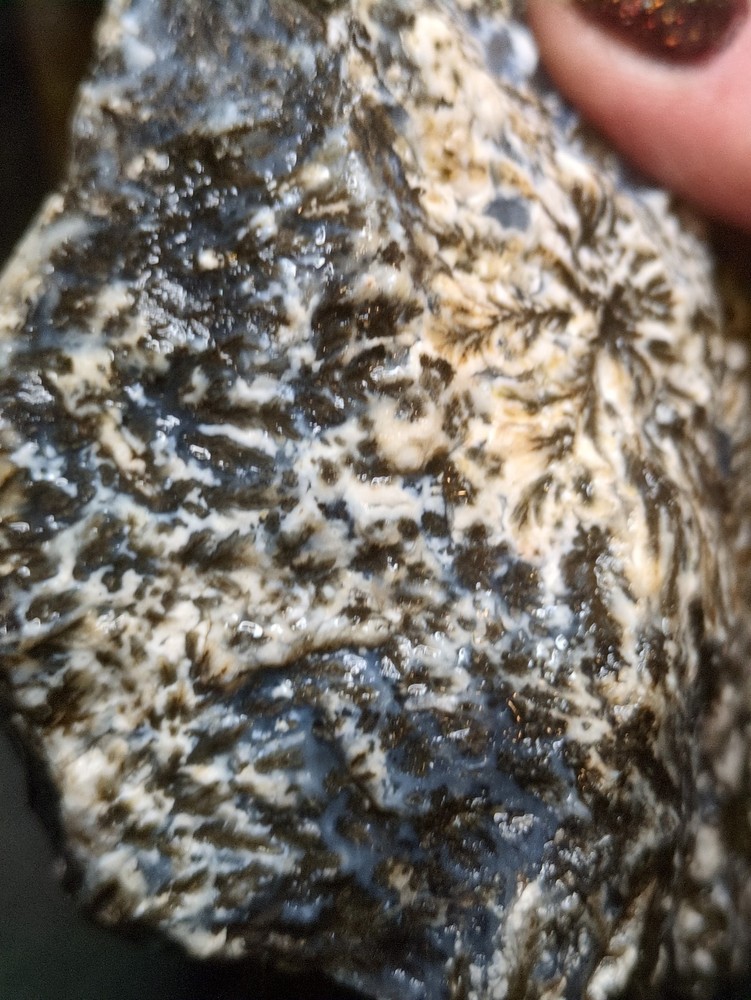 Black & White Dendric Specimen Natural Form (1lb 9oz)