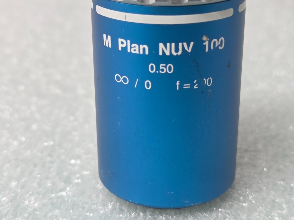 MITUTOYO M Plan NUV 50X / 0.50 f=200 Microscope Objective Lens