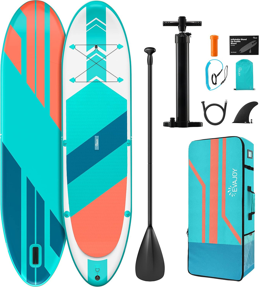 Inflatable Paddle Board 6'' Thick around Stand up Paddle Board with Portable Isu