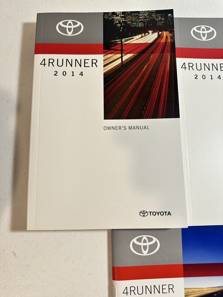 Toyota 4Runner 2014 Owners Manual Set