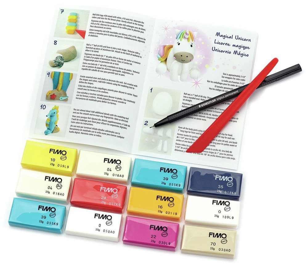 Fimo Professional Soft Polymer Clay 14/Pkg-Magical Creatures