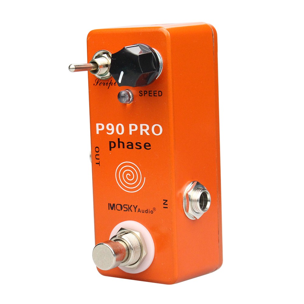 Mosky P90 PRO Phase Guitar Effect Pedal Deep SCRIPT Foot Switch Toggle Mini Size
