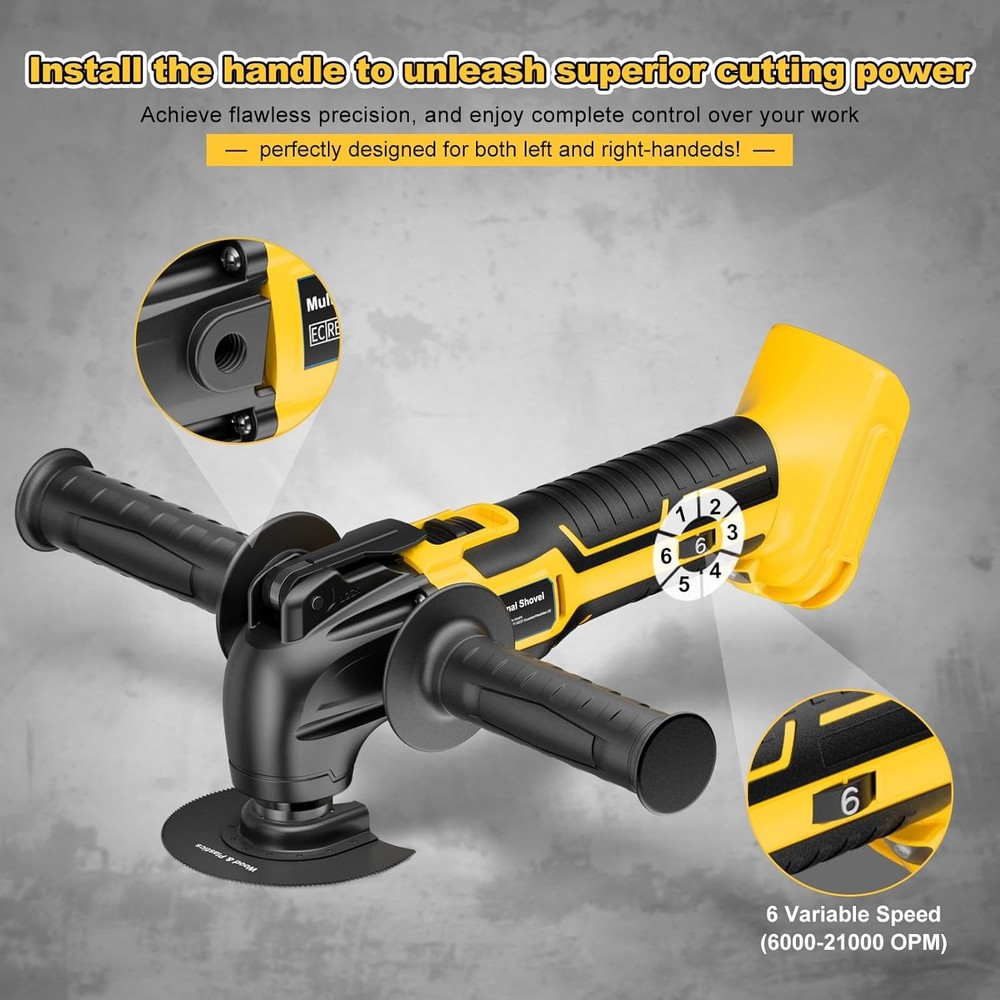 Dewalt 20V Cordless Oscillating Tool Kit 22Pc (Tool Only)