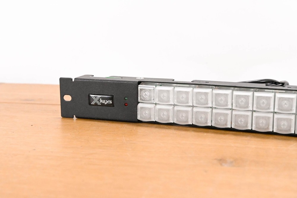 X-keys XKR-32 32-Key Programmable USB Rackmount Control Panel CG01NC2