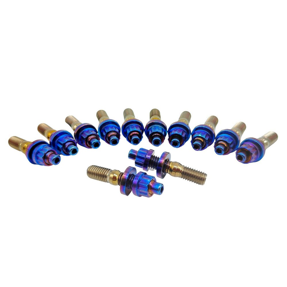 Titanium Exhaust Manifold Stud Kit M8/M10 Bolt GR5 Titanium Intake Stud Kit 1pcs