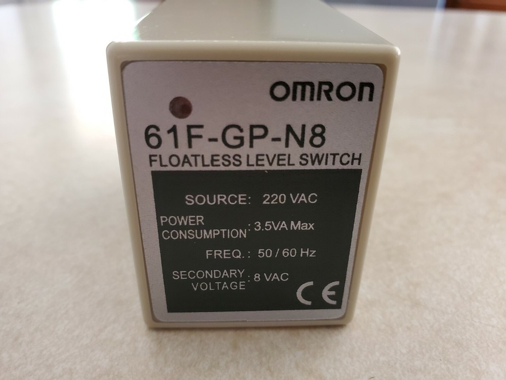 OMRON Floatless Level Switch 61F-GP-N8 220VAC New In Box