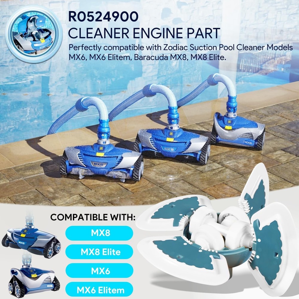 Engine Assembly for Zodiac MX8 Elite Automatic Suction Side Pool Cleaner Vacuum