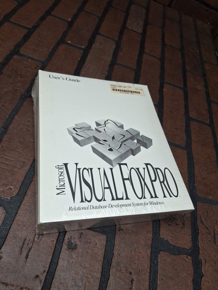 Microsoft Visual FoxPro 3.0 Windows Users Guides vintage SEALED