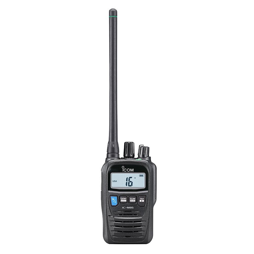 Icom M85 Compact Handheld Boat VHF