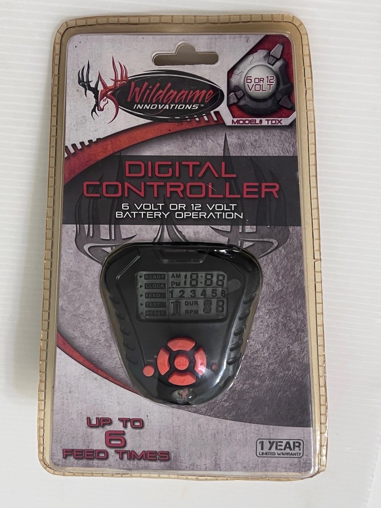 Wildgame Innovations TDX 6/12-Volt Digital Timer Controller Unit Feeder