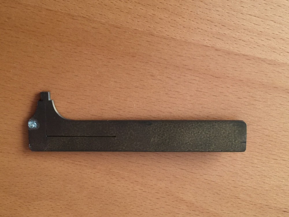 Vintage Solid Brass 4" Caliper Rule Pocket tool Germany Central Tool Company