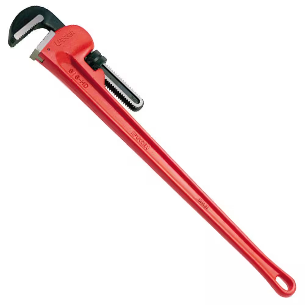 8 In. Long Heavy Duty Iron Pipe Wrench