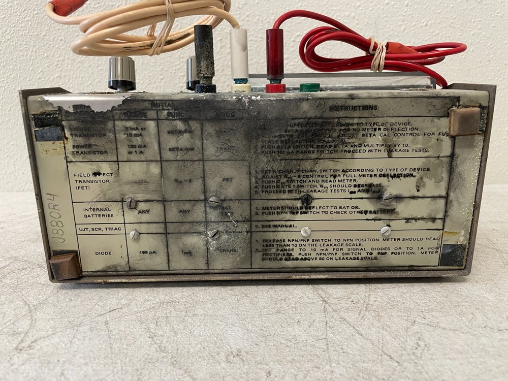 Heathkit FET / Transistor Tester IT-121 Vintage Untested