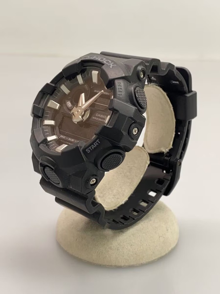 CASIO Watch Analog Rubber BLK BLK GA 700