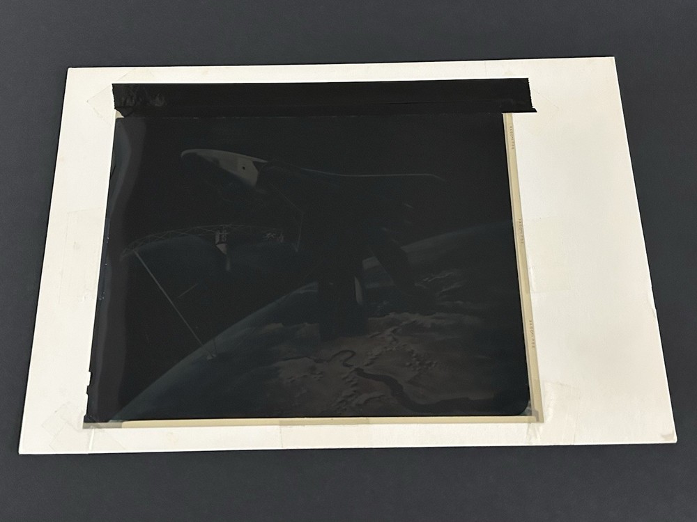 1981 NASA KSC Space Shuttle Orbiter Flight Antenna Presentation Transparency-618
