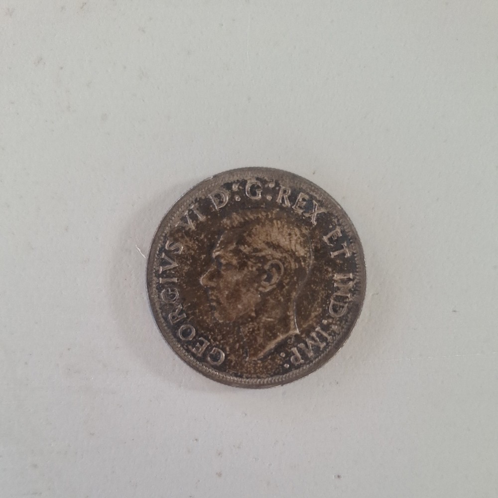 1938 Canada 80% SILVER Dollar. Canoe