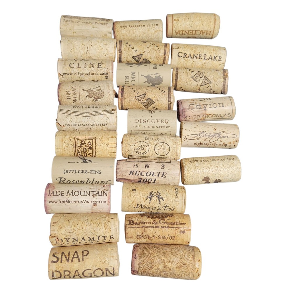175 Wine Corks Assorted Brands Upcycle
