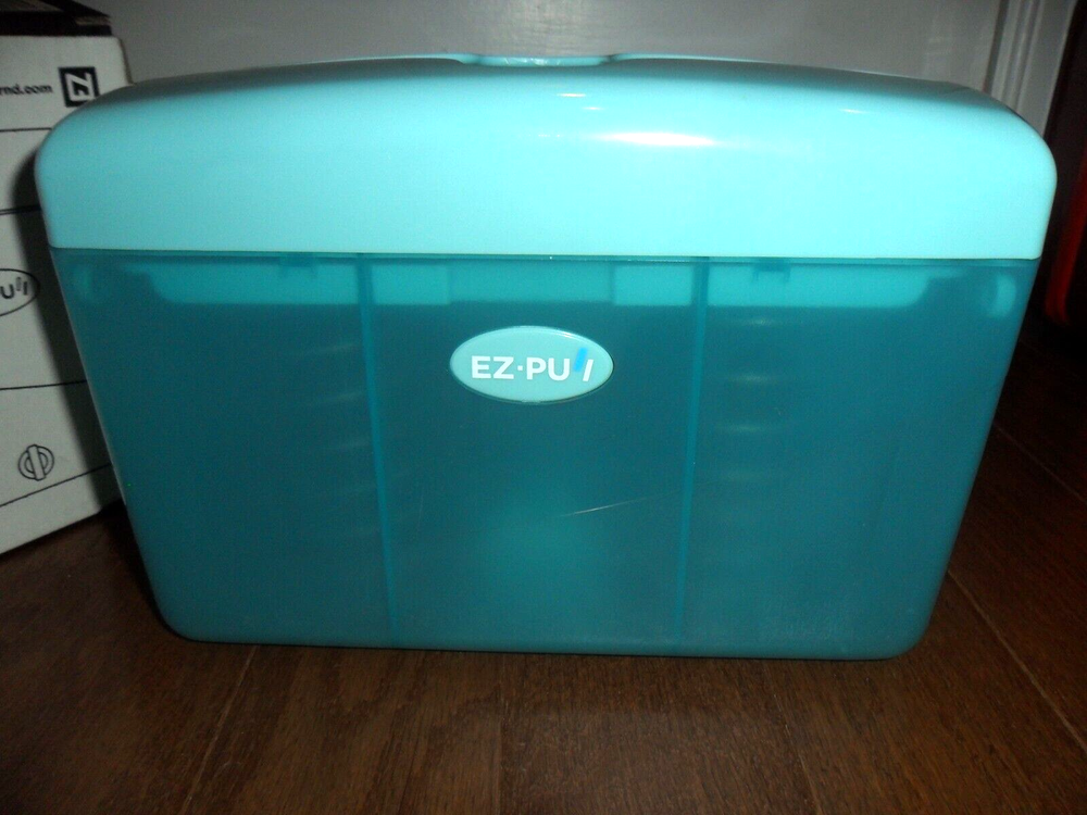 Ez-Pull Countertop SLIMFOLD Hand Towel Dispenser Turquoise for Kitchen/Bathroom