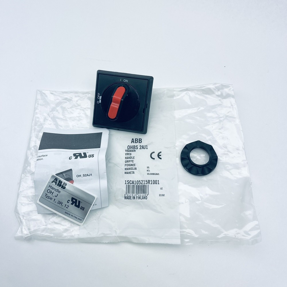 ABB OHBS 2AJ1 HANDLE OPERATORS OHB SERIES "ON-OFF" ROTATORY, BLACK