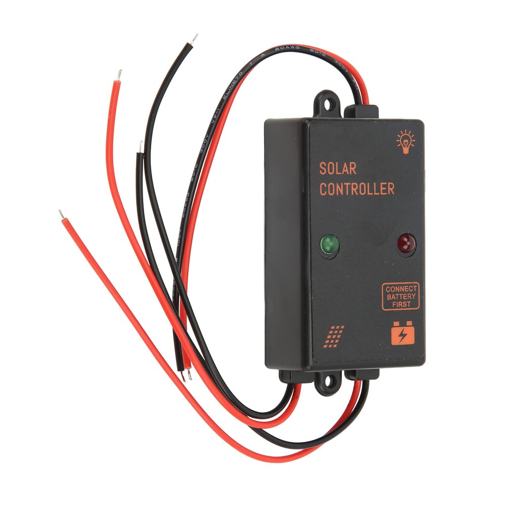 Solar Panel Controller IP67 Waterproof 24H Work PWM Controller 5A 6V 12V