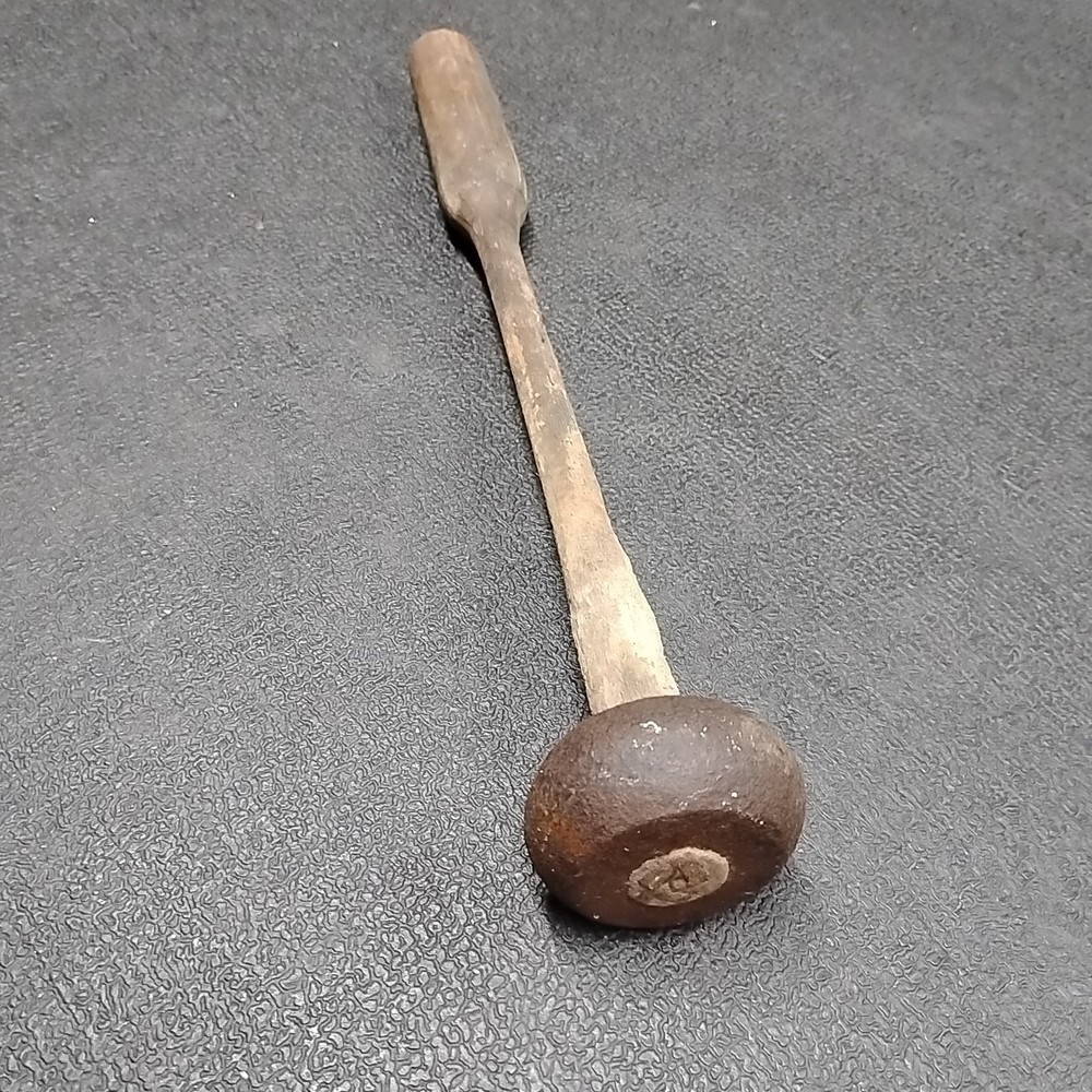 Antique Macadamizing Knapping Napping Rock Stone Dressing Hammer