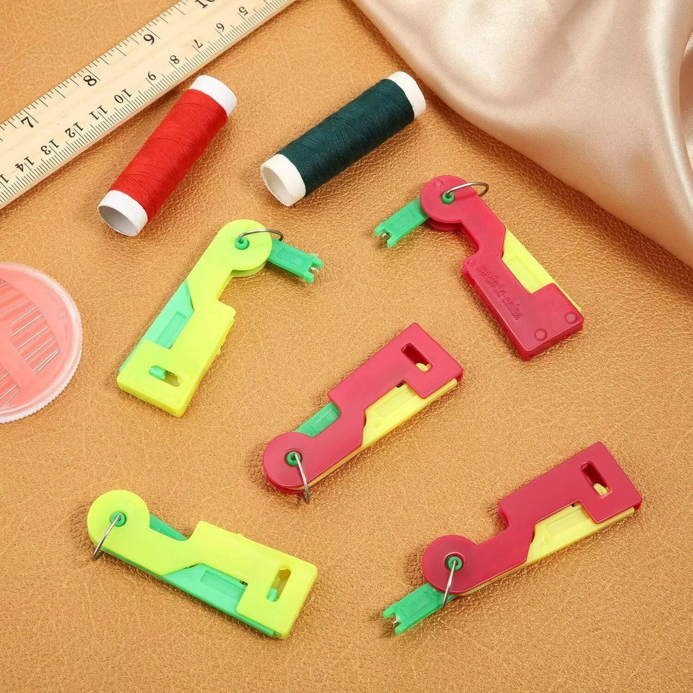2X AUTOMATIC NEEDLE THREADER THREAD DEVICE EASY STITCH THREAD TOOL SEWING