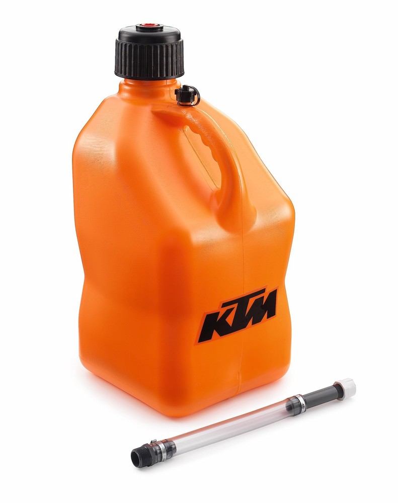 KTM 5 Gallon Plastic Drum Square Orange 78112973100