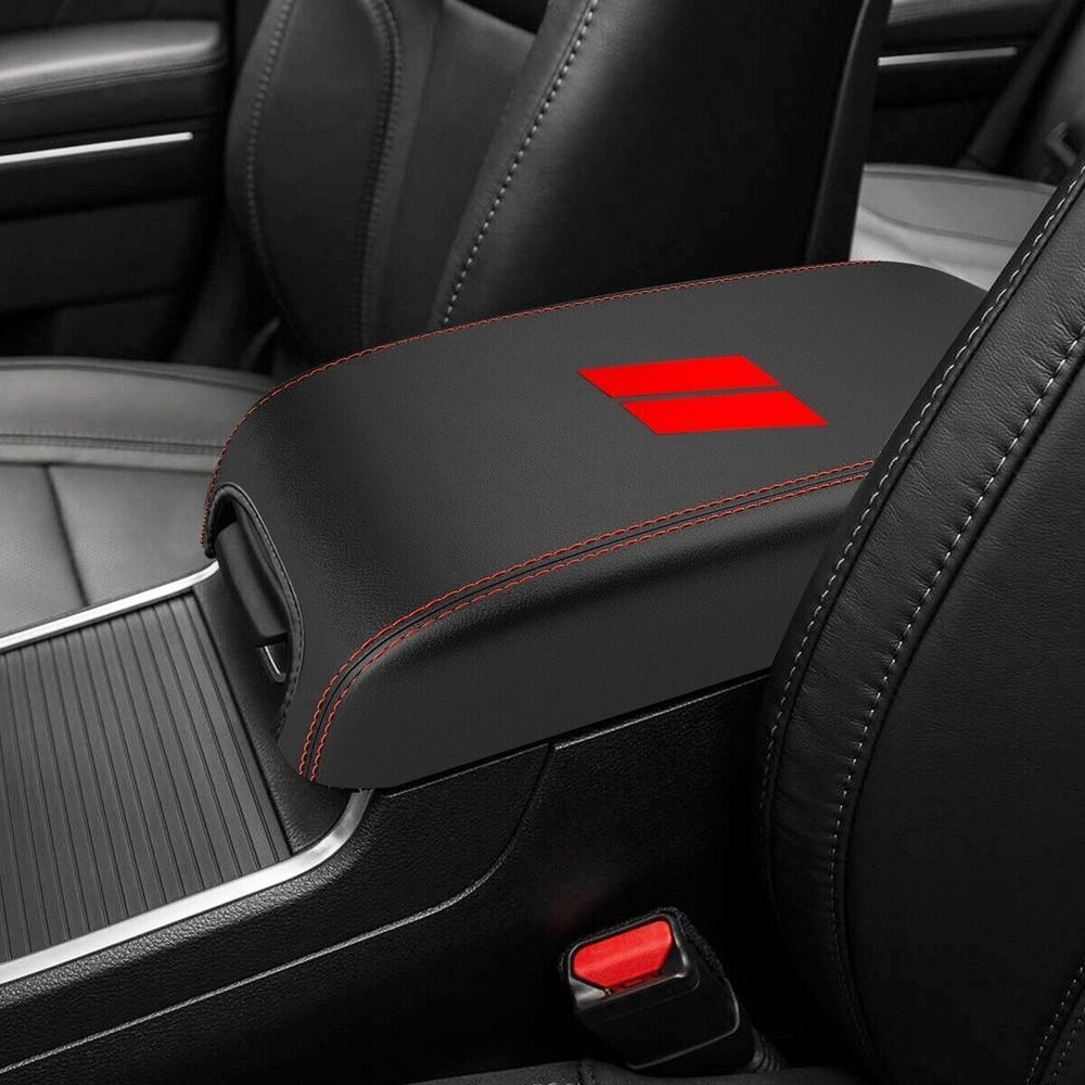 Center Console Armrest Cover Leather For 2011-2023 Dodge Charger Protector