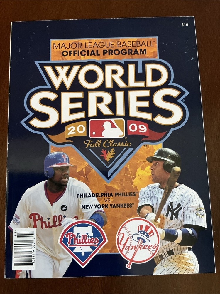 2009 World Series Program WITH TICKET GAME 5