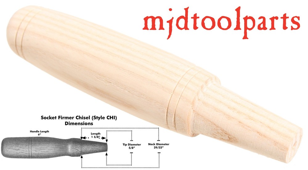 Genuine Amish Turned Handle for Socket Paring Chisel (CHI) - mjdtoolparts