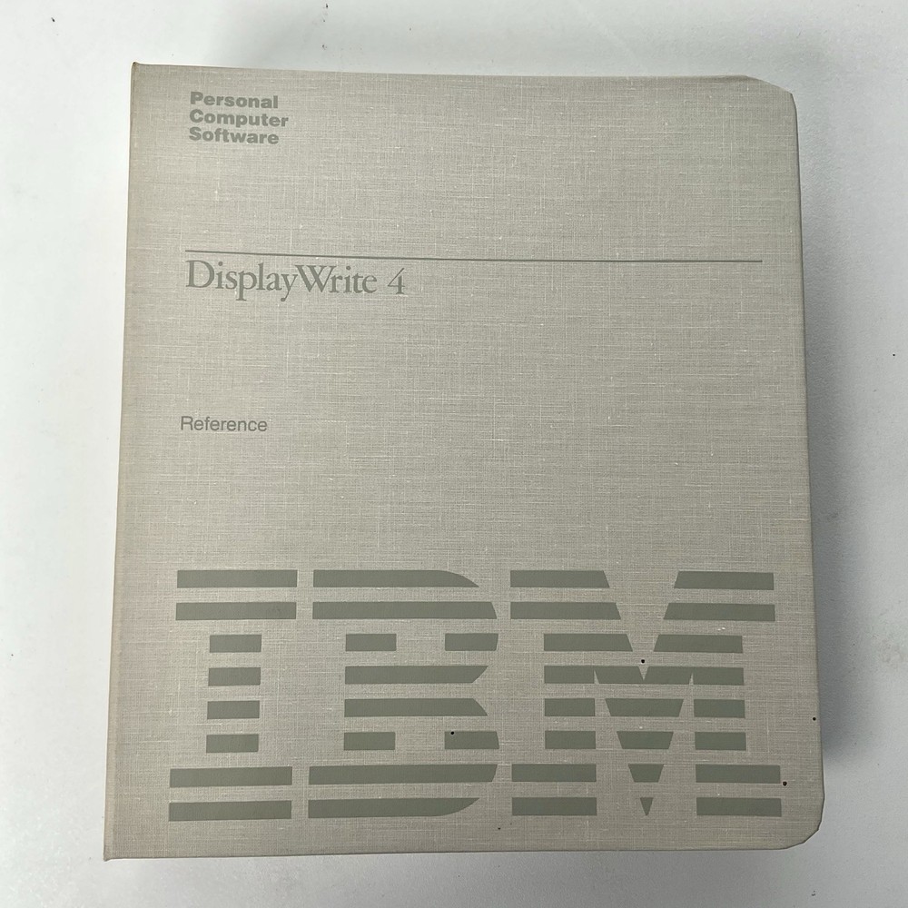 IBM PC Software DisplayWrite Series 4 Office Systems Family 5.25” Diskette