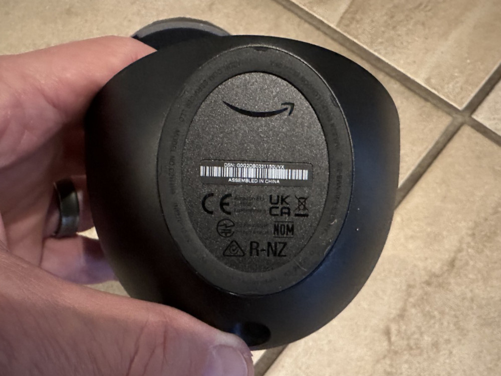 Amazon Echo Pop (2-Pack) Smart Speaker Alexa Black Tested w/ Power Cables