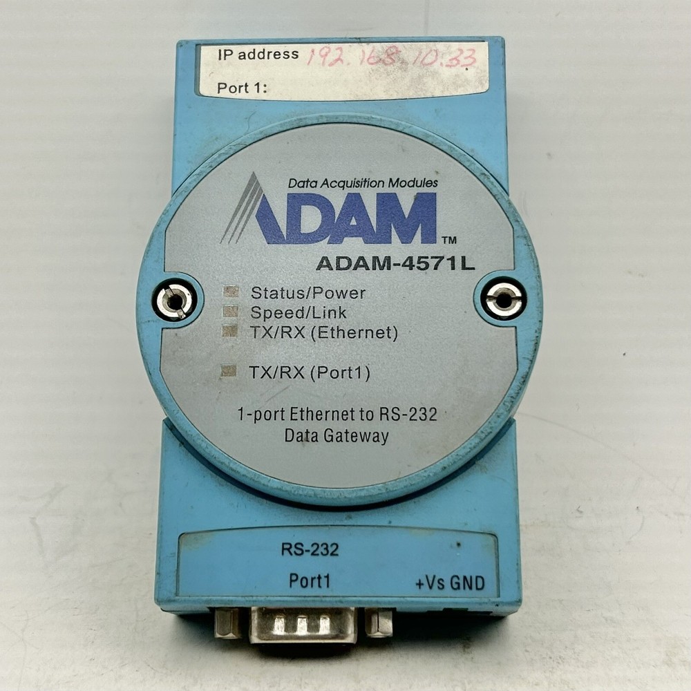 ADAM Ethernet to RS-232 Data Gateway Acquisition Module ADAM-4571L