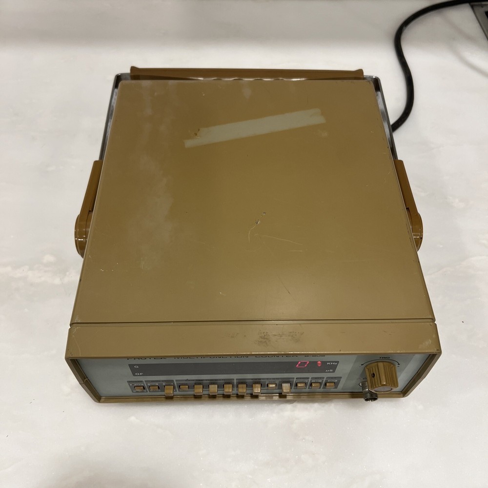 Protek Frequency Counter B-808 Multifunction electronic test equipment Powers On