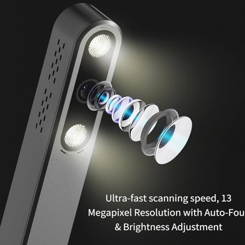 NetumScan 13MP Book Document Camera for Teachers, Multi-Language OCR Recognit...